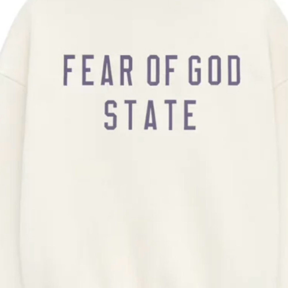 Fear of God State hoodie in Cream
